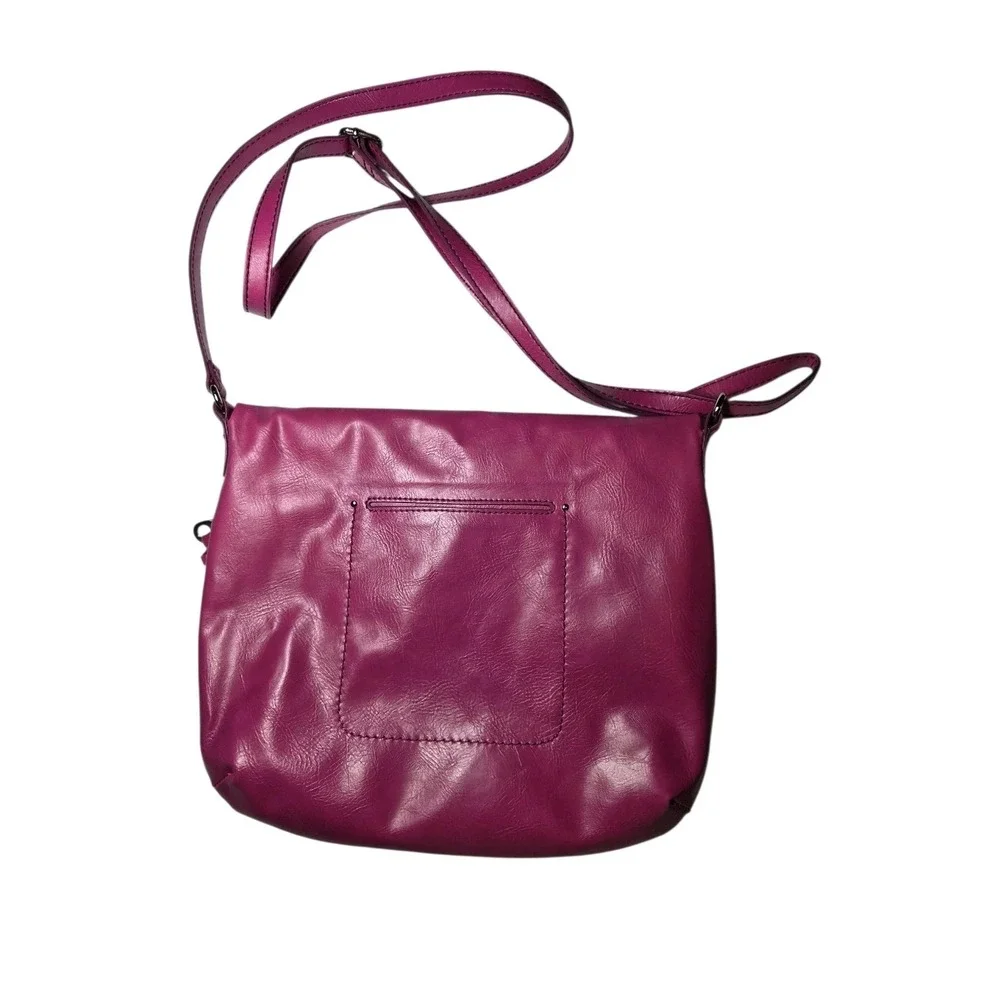 Relic Pink‎ Crossbody Bag Faux Leather About 11x10